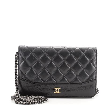 chanel satin wallet on chain|chanel wallet on chain gabrielle.